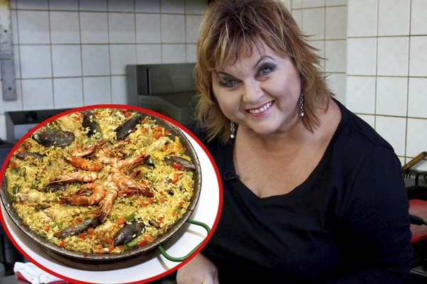 Zpěvačka Hana Křížková a její paella mix