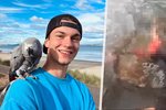 Itala Mattea Mariottiho (22) napadl během potápění na moři žralok.