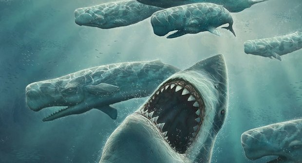 Souboj mořských příšer: "Pražralok" versus "pravorvaň"