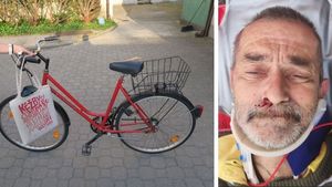 Záhada zraněného cyklisty: Ležel na silnici u Kyjova! Nikdo neví, kdo to je