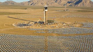 Solárně-termální elektrárna Ivanpah je pouze na polovině výrobní kapacity