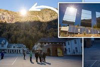 Budiž světlo: Norské město osvítili v zimě díky obřím zrcadlům!