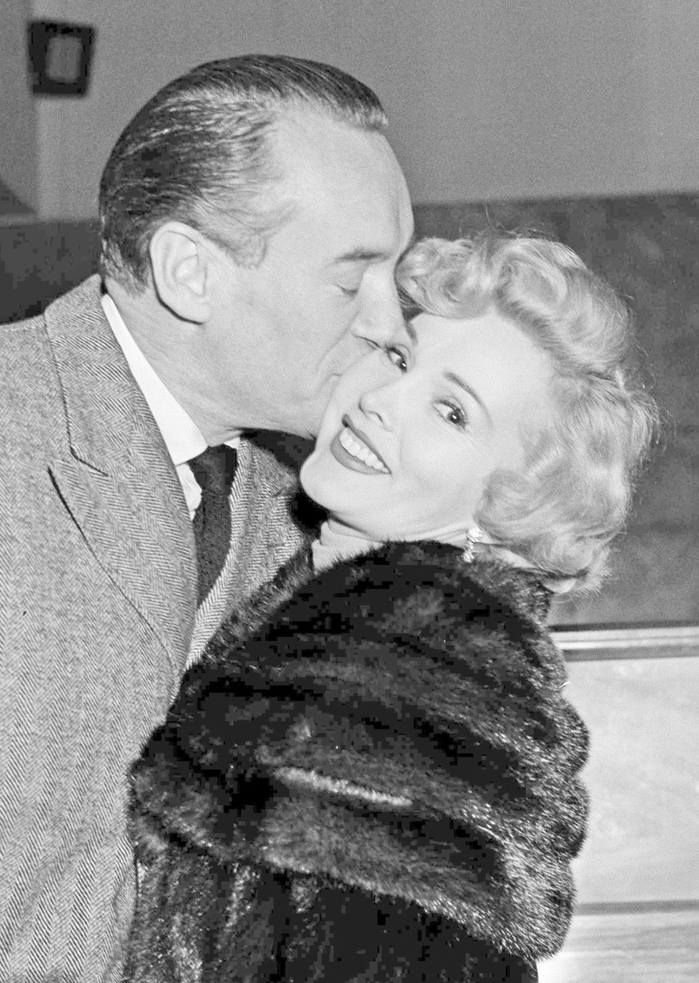Fotografie z roku 1953 zachycuje Gabořina třetího manžela George Sanderse.
