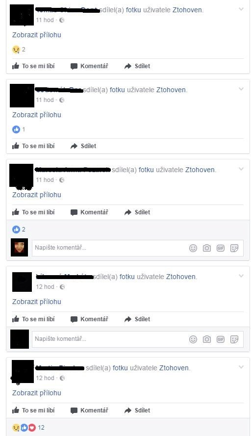 Facebook zaplavily rudé trenky a soustrastná slova