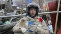 Ztrážce barikády v Kyjevě