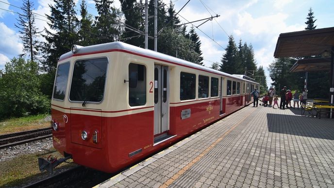 Vozový park na tatranské železnici