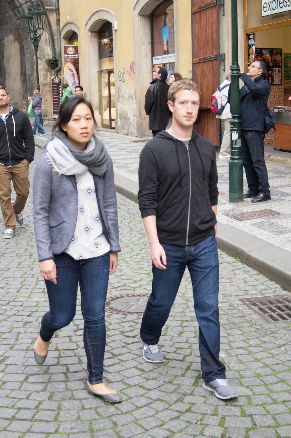 Mark Zuckerberg na tajné návštěvě Česka