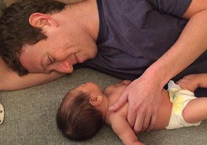 Mark Zuckerberg s dcerou Maximou