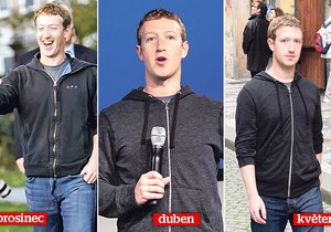 Zuckerberg nosí tmavou mikinu opravdu často