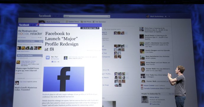 Otec Facebooku Mark Zuckerberg představuje změny, které jeho produkt čekají