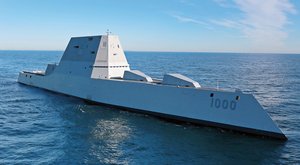 Válečná loď USS Zumwalt je neviditelný obr