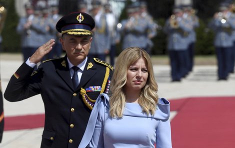 Zuzana Čaputová během své inaugurace