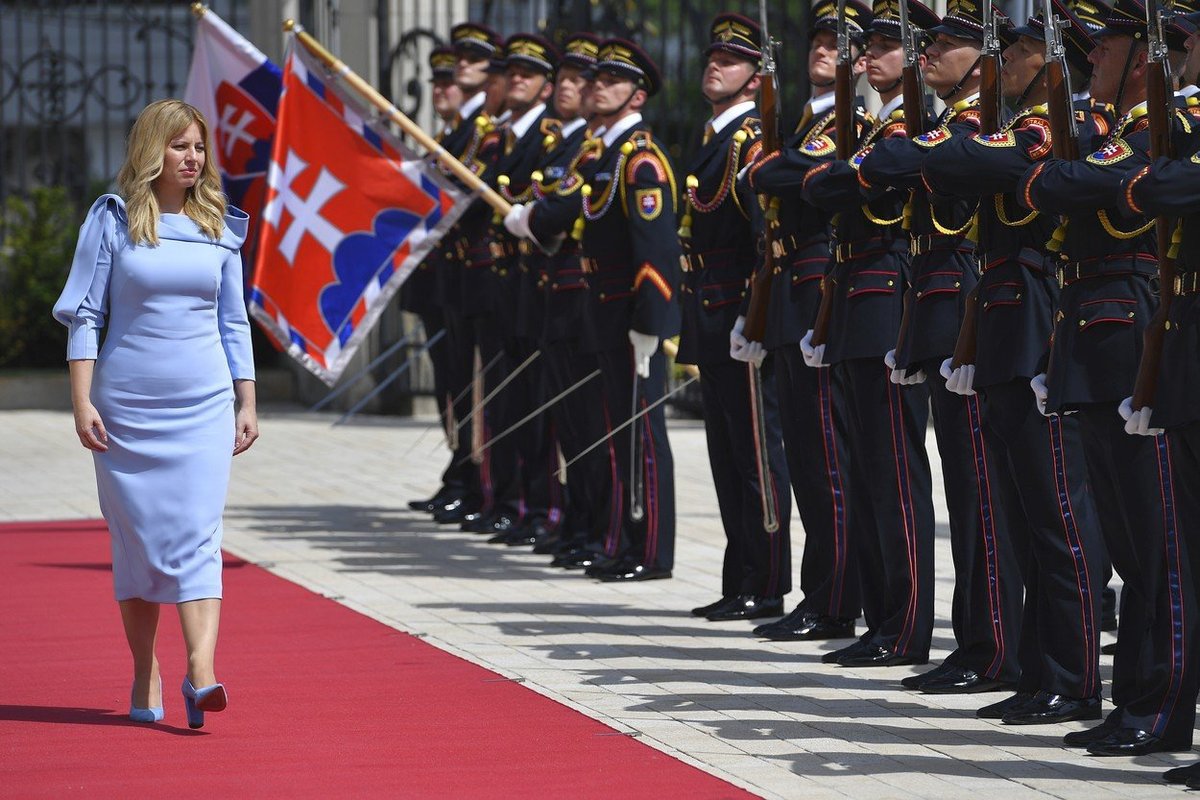 Zuzana Čaputová během své inaugurace