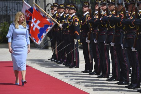 Zuzana Čaputová během své inaugurace