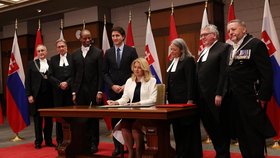 Zuzana Čaputová na návštěvě Kanady: Přijal ji i premiér Justin Trudeau (leden 2024).