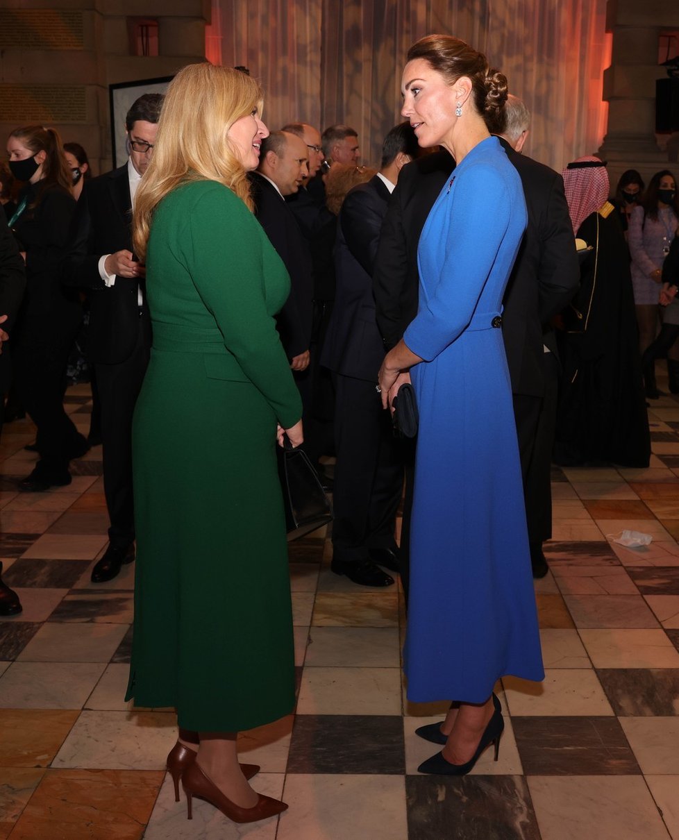 Klimatická konference v Glasgow: Zuzana Čaputová a Kate Middletonová