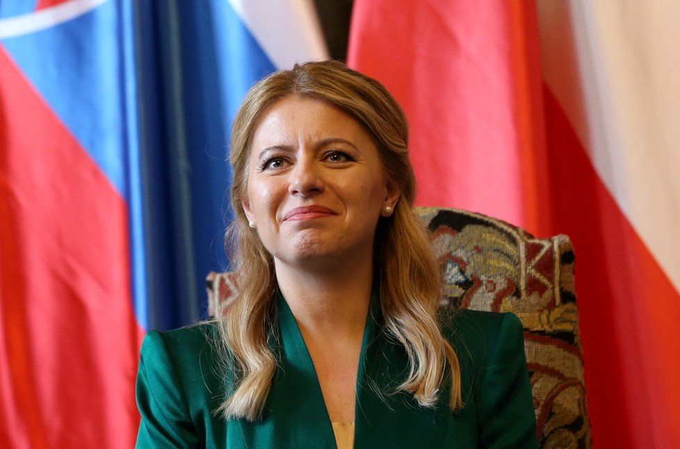 Zuzana Čaputová při návštěvě Prahy