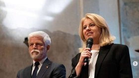 Zuzana Čaputová s českým prezidentem Petrem PavlemInstagram - Z. Čaputová /