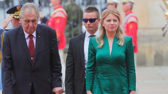 Slovenské prezidentka Zuzana Čaputová přijela na náštěvu České republiky