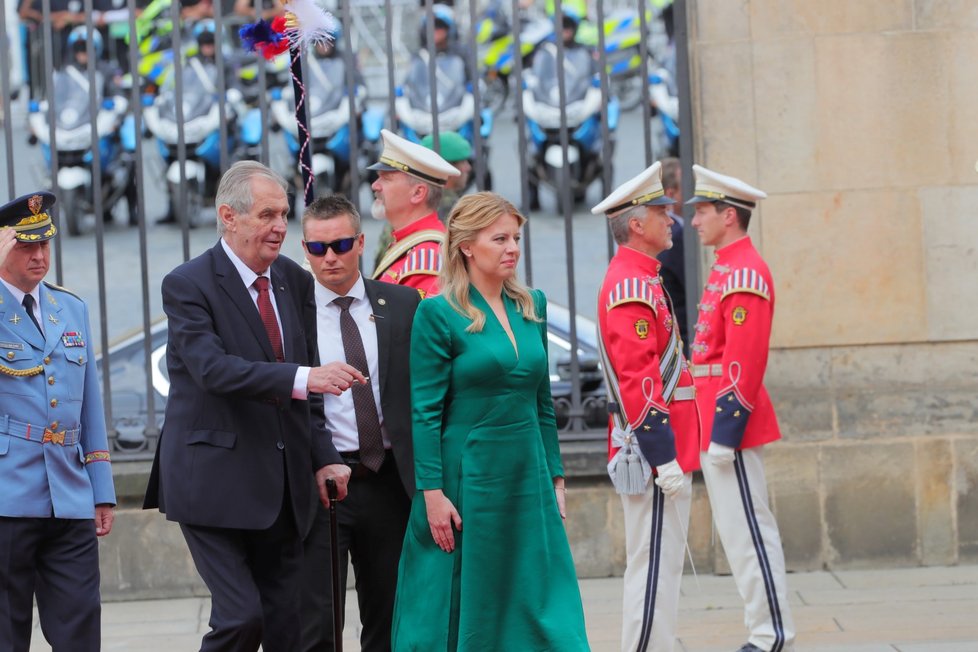 První oficiální návštěva prezidentky Slovenska Zuzany Čaputové v ČR (20.6.2019) Oficiální zahájení návštěvy