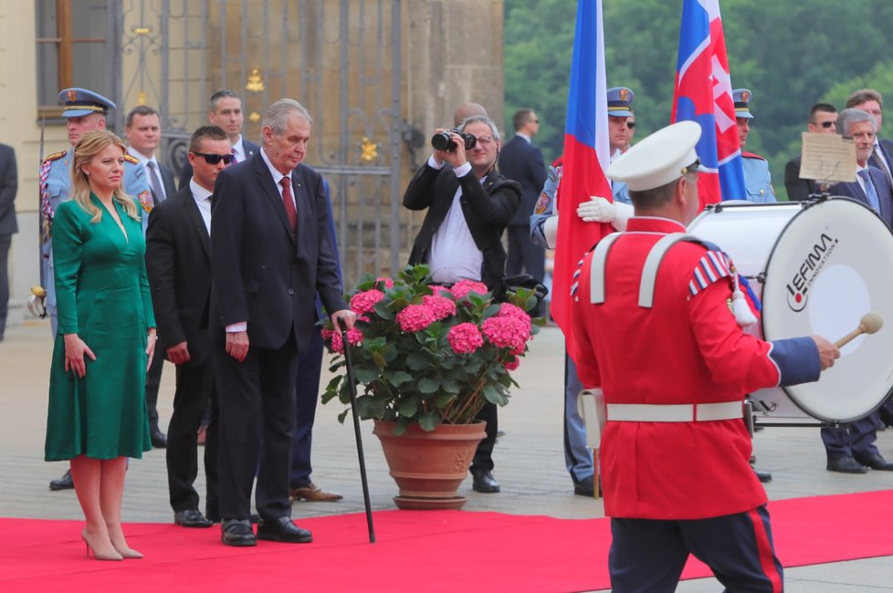 První oficiální návštěva prezidentky Slovenska Zuzany Čaputové v ČR (20.6.2019) Oficiální zahájení návštěvy