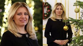 Slovenská prezidentka Zuzana Čaputová vyprávěla pro Blesk, jak tráví u sebe doma Vánoce.