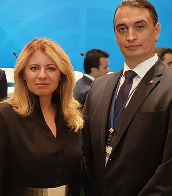 Zuzana Čaputová se svým bývalým poradcem a nyní přítelem Jurajem Rizmanem