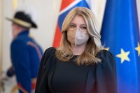 Čaputová se zamilovala do českého respirátoru. Je dokonalá i se zakrytou tváří!
