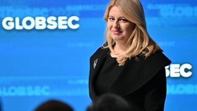 Slovenská prezidentka Čaputová na konferenci Globec v Bratislavě (29.5.2023)