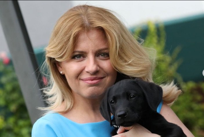 Slovenská prezidentka Čaputová má nového psa, (9.08.2020)