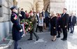 Zuzana Čaputová v Praze: Dorazila s přítelem Jurajem Rizmanem, uctila památku obětí z Filozofické fakulty (18.3.2024)