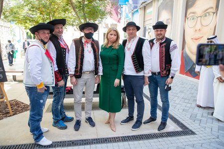 Zuzana Čaputová na výstavě EXPO 2020 v Dubaji (leden 2022)