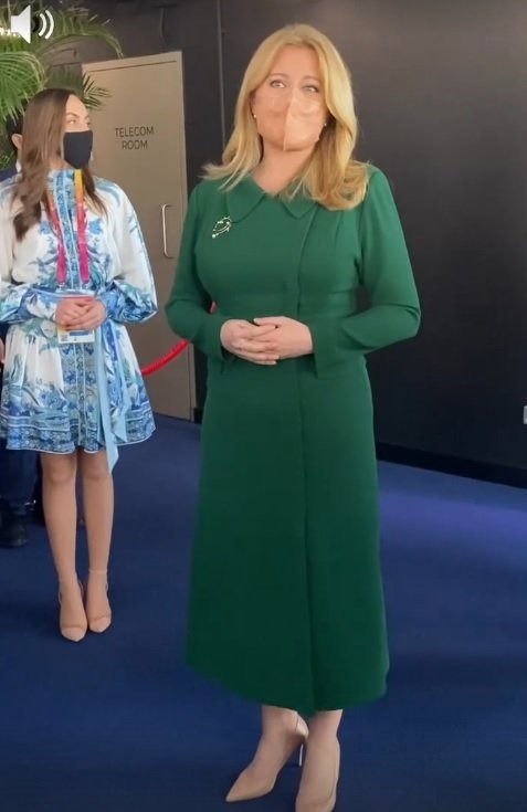 Zuzana Čaputová na výstavě EXPO 2020 v Dubaji (leden 2022)