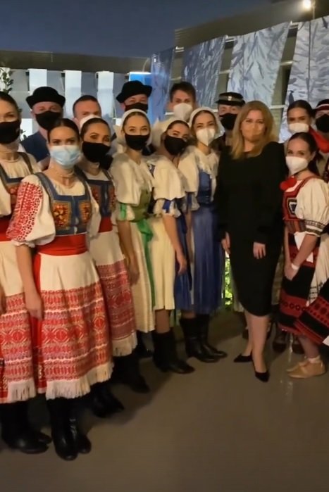 Zuzana Čaputová na výstavě EXPO 2020 v Dubaji (leden 2022)