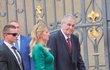 Slovenskou prezidentku Zuzanu Čaputovou na Pražském hradě přivítal prezident Miloš Zeman