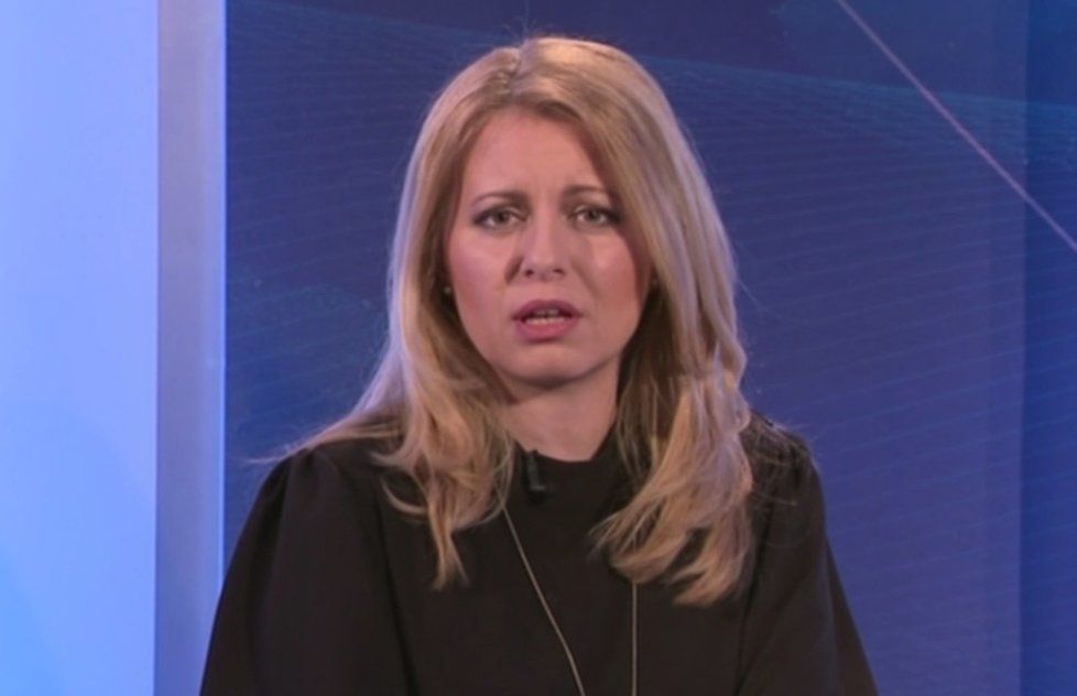 Zuzana Čaputová vystoupila v pořadu Interview ČT24. (21. 3. 2019)