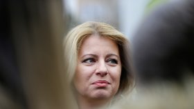 Prezidentka Zuzana Čaputová u slovenských voleb (29. 2. 2020)