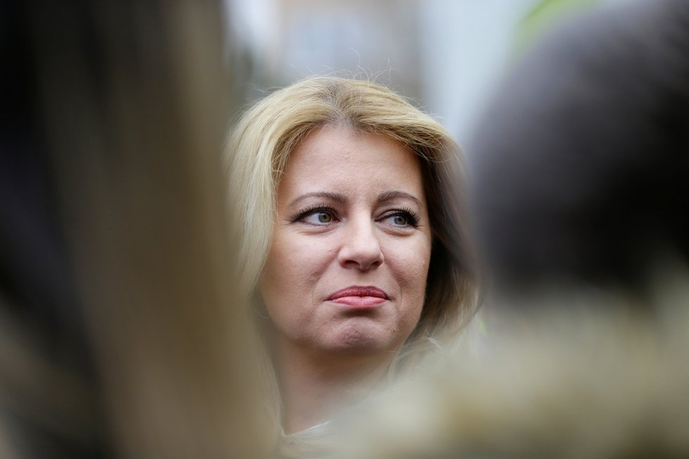 Prezidentka Zuzana Čaputová u slovenských voleb (29.2.2020)