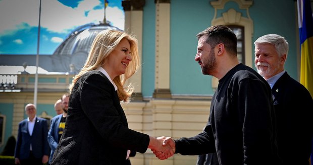 Čaputová a Pavel na Ukrajině: Po setkání se Zelenským běželi do krytu! Kvůli poplachu v Kyjevě