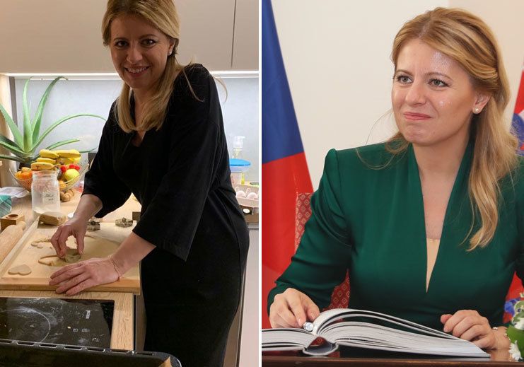 Slovenská prezidentka Zuzana Čaputová ukázala něco málo z domova