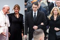 Slovenská prezidentka na pohřbu Žbirky (†69): Tajemství černých šatů Čaputové!