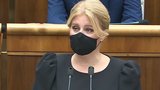 „Slovensko je zraněnou zemí.“ Čaputová v černém promluvila o náročných časech a očkování