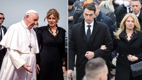Slovenská prezidentka na pohřbu Žbirky (†69): Tajemství černých šatů Čaputové! 