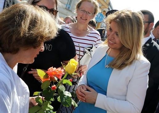 Slovenská prezidentka Zuzana Čaputová se po návratu z dovolené opět vrátila do práce.