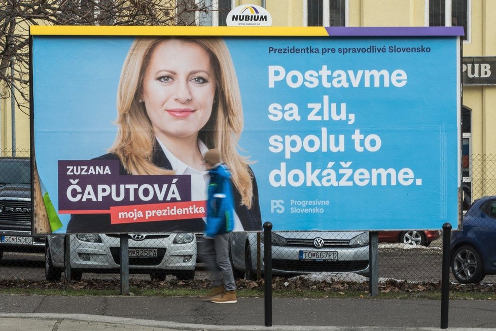 Favoritka slovenských prezidentských voleb Zuzana Čaputová