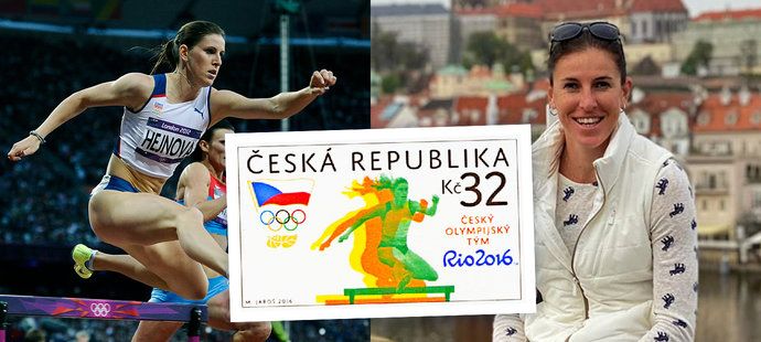 Atletka Zuzana Hejnová uspěla ve sporu kvůli poštovní známce