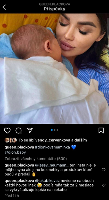 Zuzana Plačková založila synovi instagram už pár dní po narození.