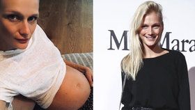 Těhotná modelka Stráská se raduje: Konečně mám břicho!