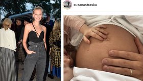 Druhé dítě je na cestě! Modelka Stráská oznámila, že je v polovině dalšího těhotenství