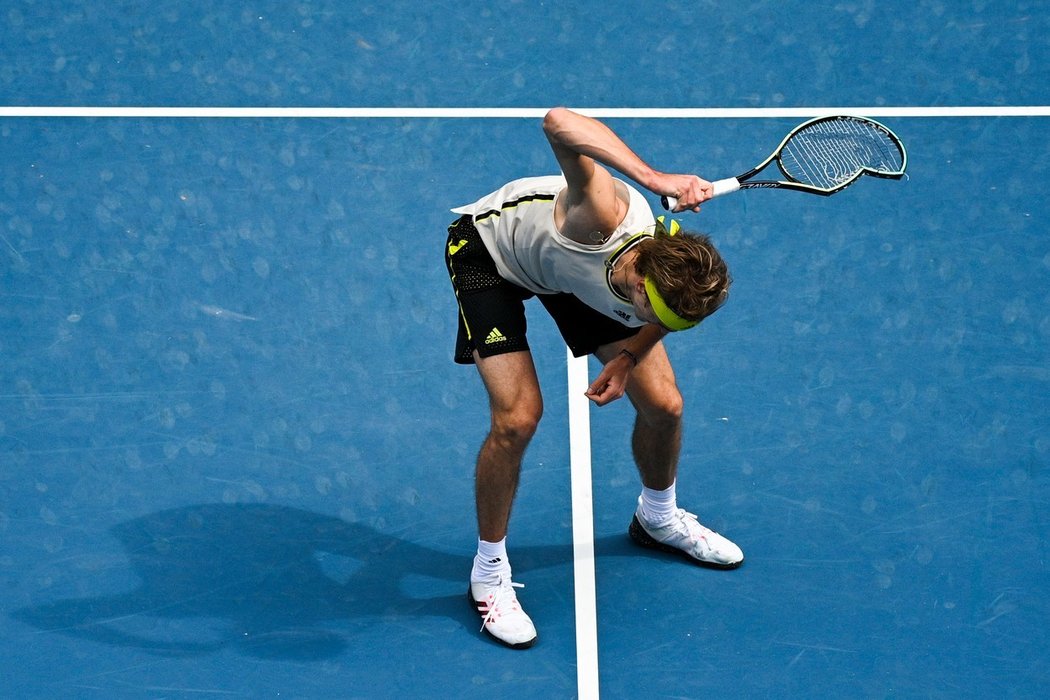 Němec Alexander Zverev neudržel na Australian Open